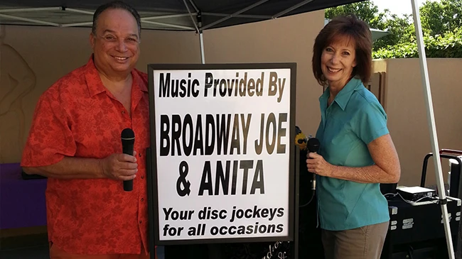 Broadway Joe and Anita at Brea festival